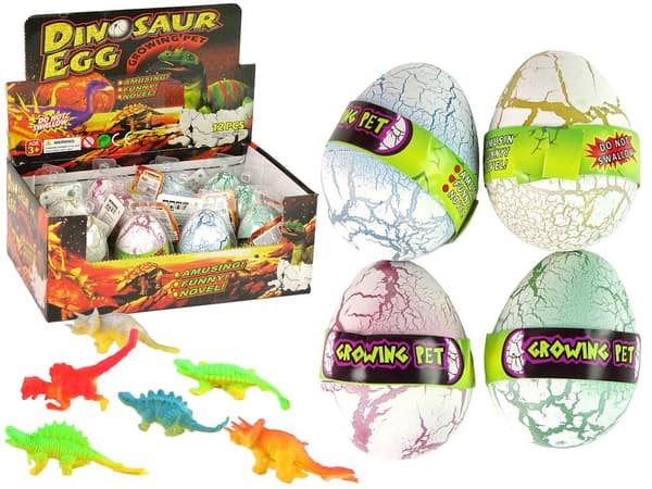 Dinosaur klækkeæg i plast 1-pak legetøj 3+ CE EN71