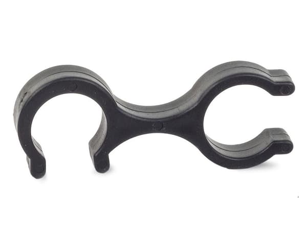 Sammenkoblingsdel til Nordic walking-stave 15/17 mm sort 1 st