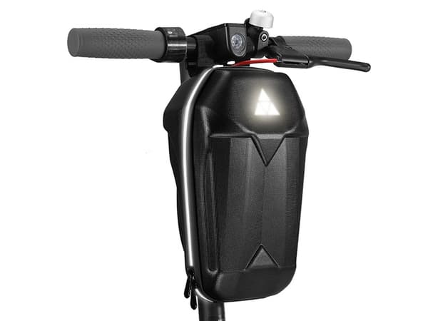 Styrtaske til elscooter 5L vandafvisende EVA/PU med refleks, sort