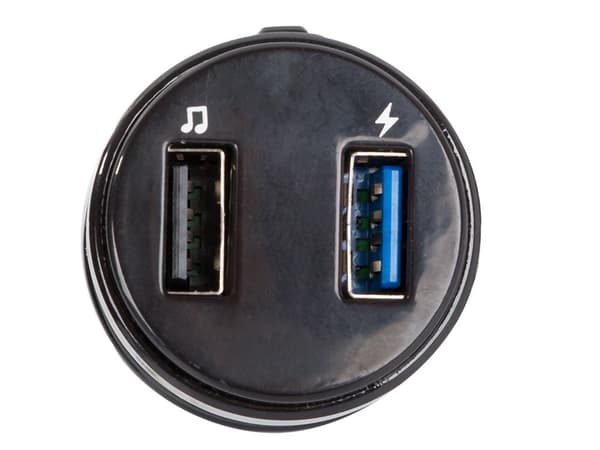 FM-sender Bluetooth til bil med handsfree MP3 og 2x USB 12-24V