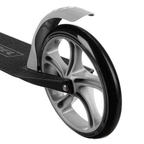 Sammenklappelig børnescooter 200 mm hjul justerbart styr 87–98 cm sort/grå
