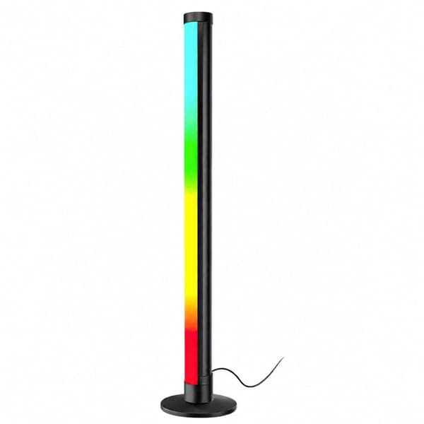 LED-kulmalamppu 90 cm RGB 16M väriä 210 tilaa Bluetooth USB