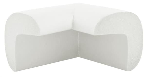 Skumhörnskydd för möbler 4-pack med dubbelhäftande tejp 1,1 cm