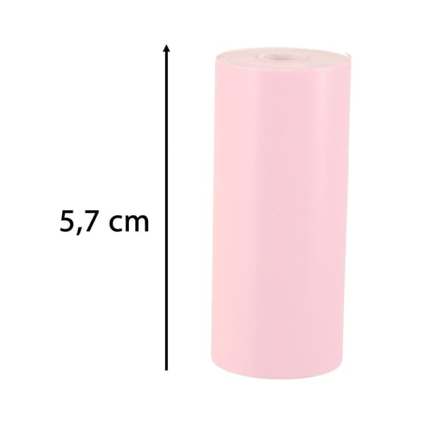 Termiset paperirullat kameraprinteriin 3-pack 5,7 cm x 3 m BPA-vapaa Multicolor