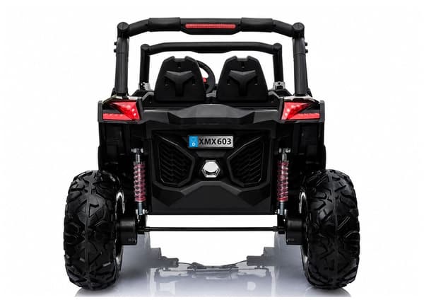 Elektrisk åkbil Jeep för barn 4x45W vit med fjärrkontroll USB/MP4
