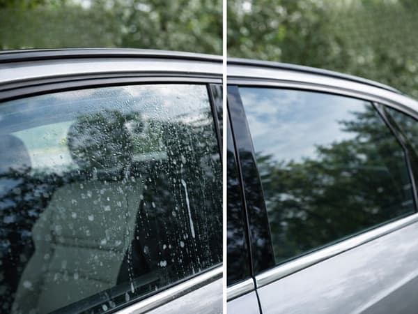 Rensebørste til bilruder med rengøringsmiddel 120 ml