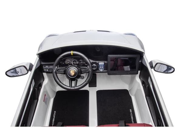 Elbil för barn Porsche GT3 24V batteridriven vit