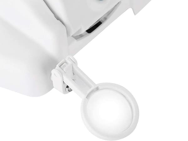 Pannlupp med LED-belysning 1,5x/2x/8x svart/vit