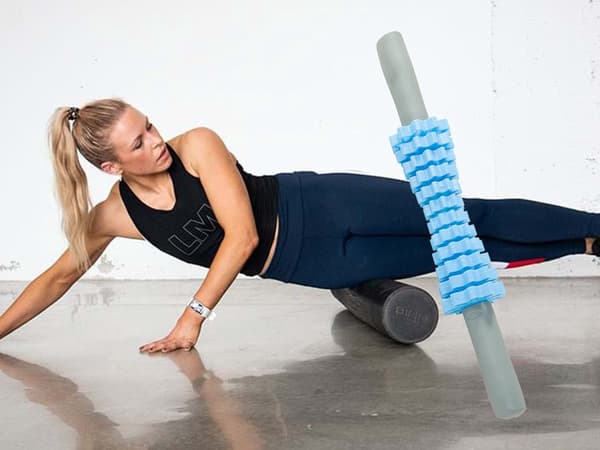 Massage roller med 12 roterende ruller 41 cm