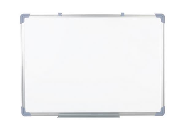 Magnetisk whiteboard 45x60 cm med aluminiumram, sudd & 2 magneter