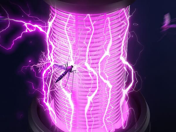 Ladattava hyönteislamppu UV 5 W LED-valolla, USB-lataus