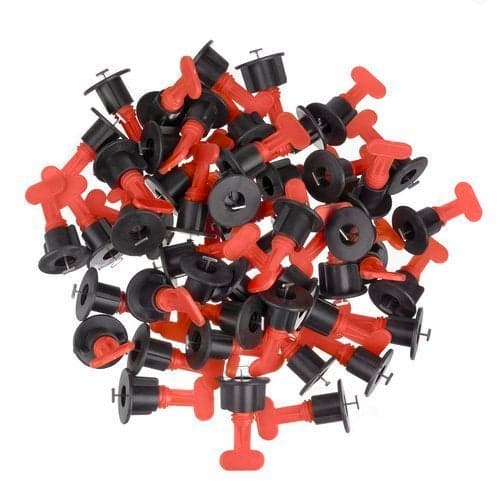 Kakelnivelleringssystem 50 clips + monteringsnyckel för 3-16 mm