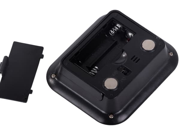 Digitalt vækkeur LCD med alarm og timer magnet 9x7,5 cm
