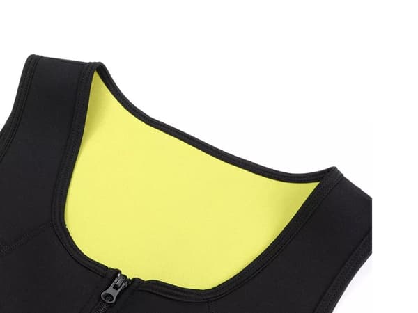 Neopren træningstrøje herre sort størrelse L 60% polyester/40% nylon