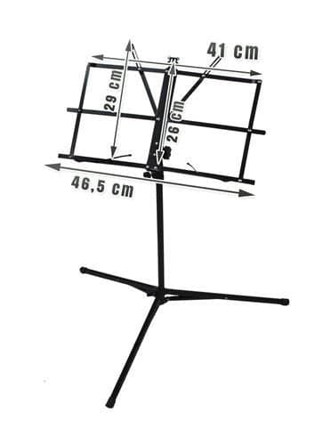 Node-stativ sammenklappeligt tripod justerbar højde 65-123 cm sort med etui