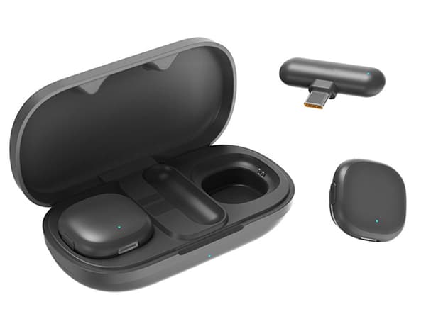 Langaton mikrofonisarja 2 lavalier-mikrofonia USB-C-vastaanottimella 50 m