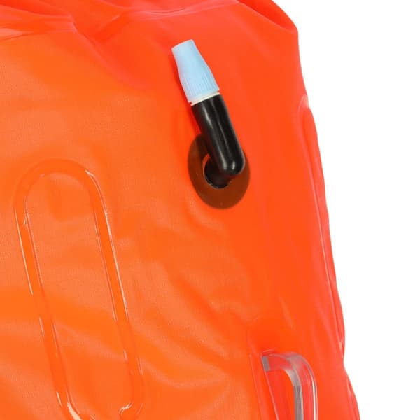 Uppblåsbar simboj 20L torrfack med midjebälte och visselpipa