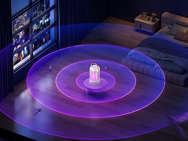 Ladattava hyönteislamppu UV 5 W LED-valolla, USB-lataus