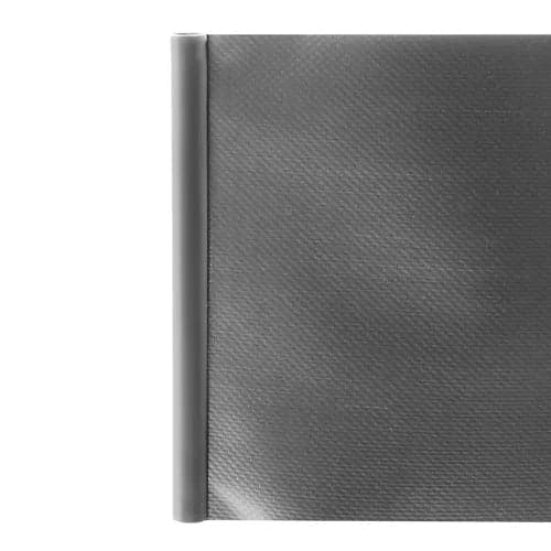 Stängselband PVC 19 cm x 35 m grå UV-beständigt inkl 25 klipp
