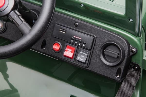 Elbil för barn 4x4 Battery Car JH-103 armygrön