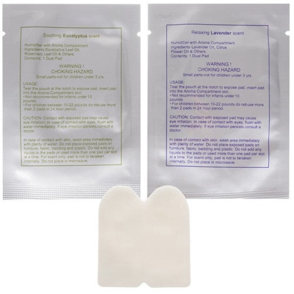 Indsatser til luftfugter aromaterapi 2-pak lavendel & eukalyptus 3,5/4 cm