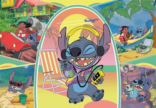 Pussel 180 bitar Lilo & Stitch Disney, 7–9 år