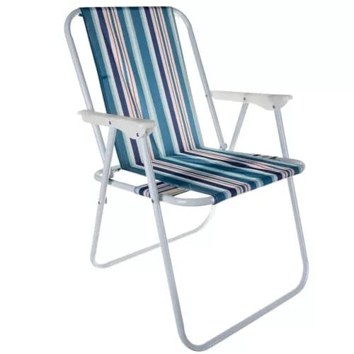 Fällstol campingstol Bergamo förstärkt sits 50x43x75 cm