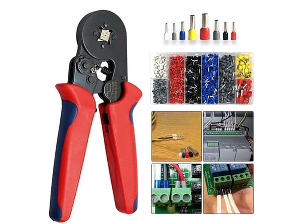 Kabelpresser til kabelsko/kabelhylstre 0,25–10 mm² AWG 23–7