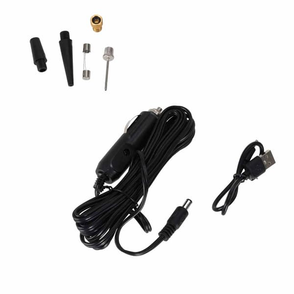 Trådlös minikompressor 150 PSI med digital display, powerbank USB-C