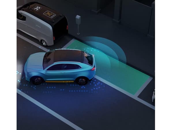 Pysäköintianturisarja 4 anturia LED-näytöllä musta 12V