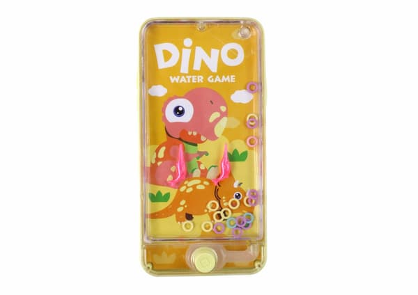 Vesiarcade-peli puhelinkonsoli dinosaurus, keltainen 14 cm