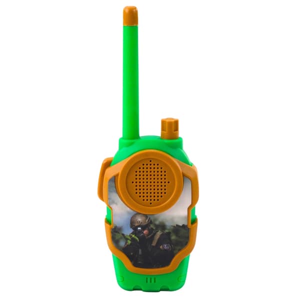 Walkie-talkies til børn 2-pak militærdesign rækkevidde ca 10 m