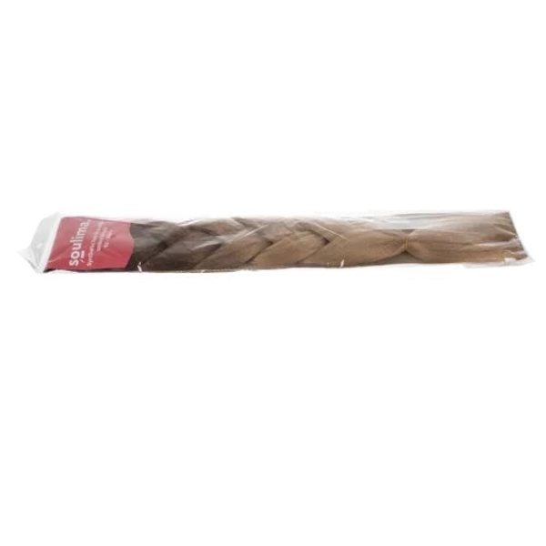 Syntetiska hårflätor ombre blond 60 cm