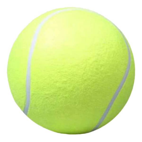 Hundlegetøj gigantisk tennisbold XXL 24–31 cm gummi/polyester
