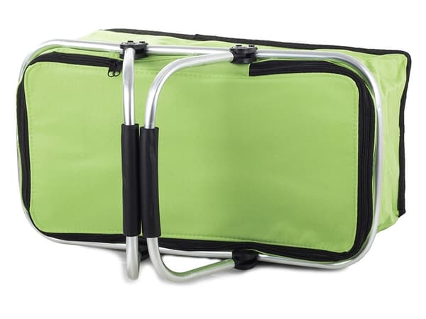 Termokurv isoleret med aluminiumsramme grøn 48x28x22 cm