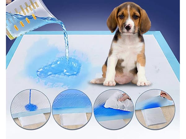 Træningsunderlag til hund 45x60 cm absorberende engang 50-pack
