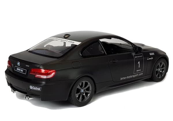 Fjernstyret bil BMW M3 1:14 sort 2.4 GHz LED-lys 9 km/h