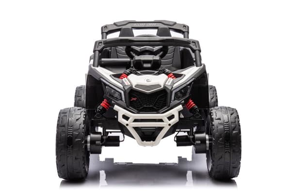 Akulla toimiva buggy Can-Am DK-CA003 valkoinen lapsille