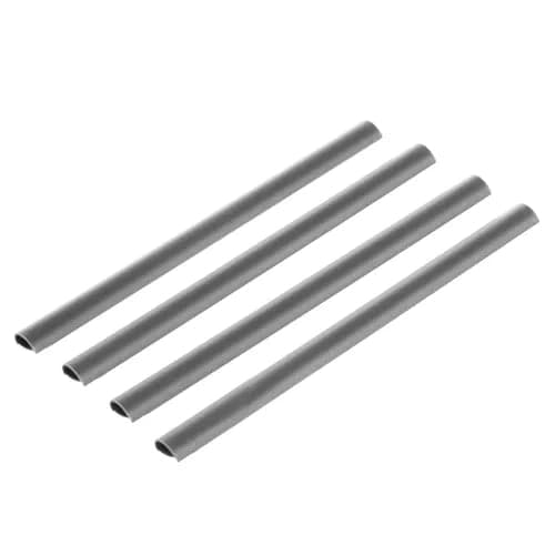 Aita-/suojanauhaklipsit PVC harmaa 20 kpl universaalit 19x1,25 cm