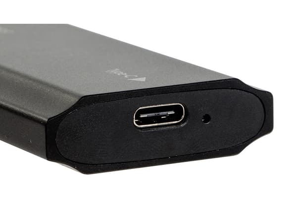 M.2 SATA NGFF SSD-kabinet USB 3.1/USB-C til 2230-2280 sort