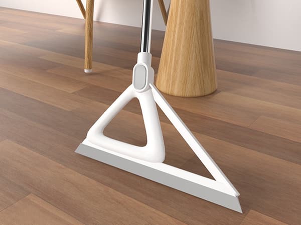 Gulv- og vindueskraber med langt skaft 140 cm, bredde 32 cm