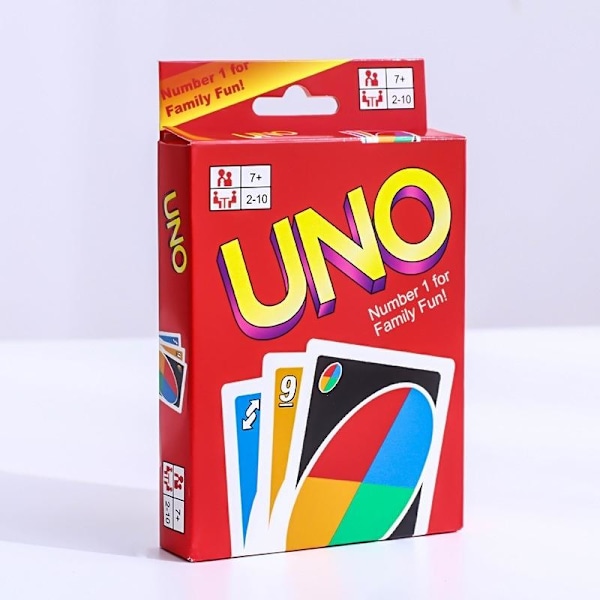 Uno basic kortspel familjespel