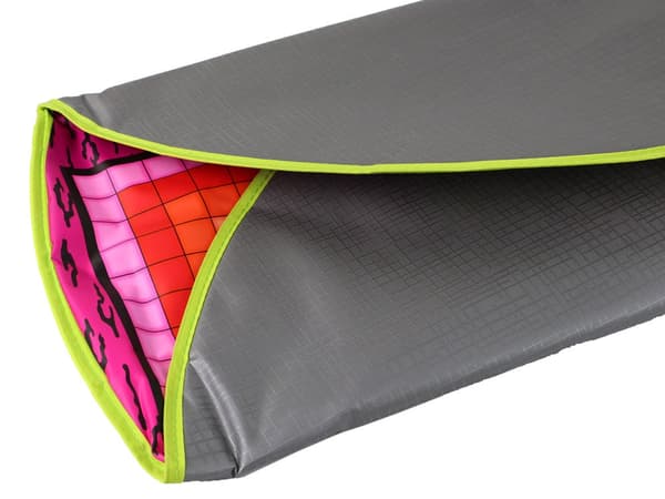 Dansmåtte til børn 91x93 cm lilla med lys og mobiltilslutning