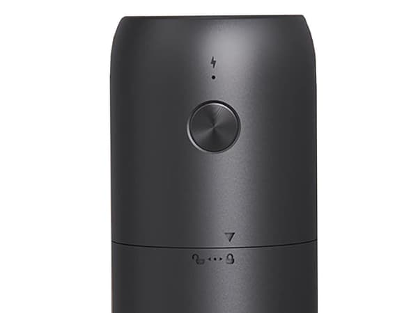 Elektrisk kaffekværn USB-C justerbar formalingsgrad sort 18,5 x 7 cm