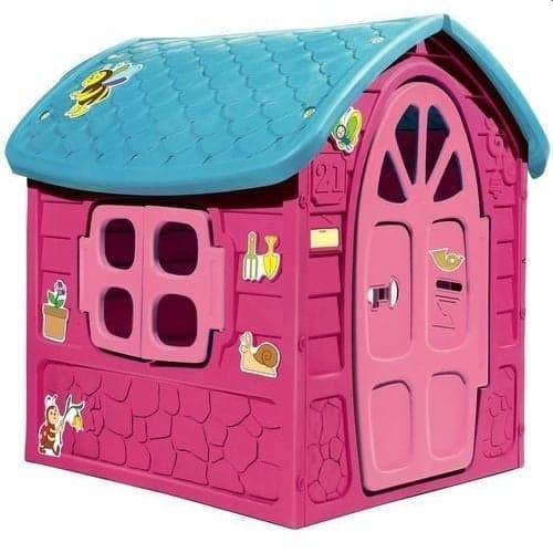 Lekhustält rosa 120x113x111 cm för barn 2+ år