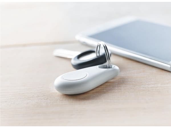 Bluetooth nøglefinder/nøglering 25 m til iOS/Android, batteri medfølger