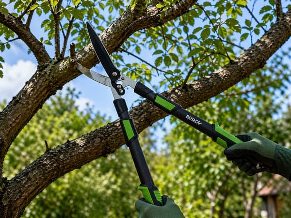 Teleskopisk hækkesaks 26 cm klinge 96 cm sort/grøn