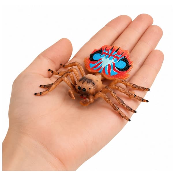 Spindelfigur tarantula i TPR-gummi 10x12x3 cm