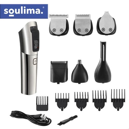 8-i-1 rakapparat & trimmer för hår/skägg/kropp, USB-C, IPX6