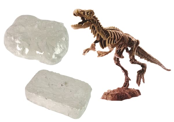 Arkæologikit dinosaurskelet T-Rex 2-i-1 udgravningssæt 3+ år